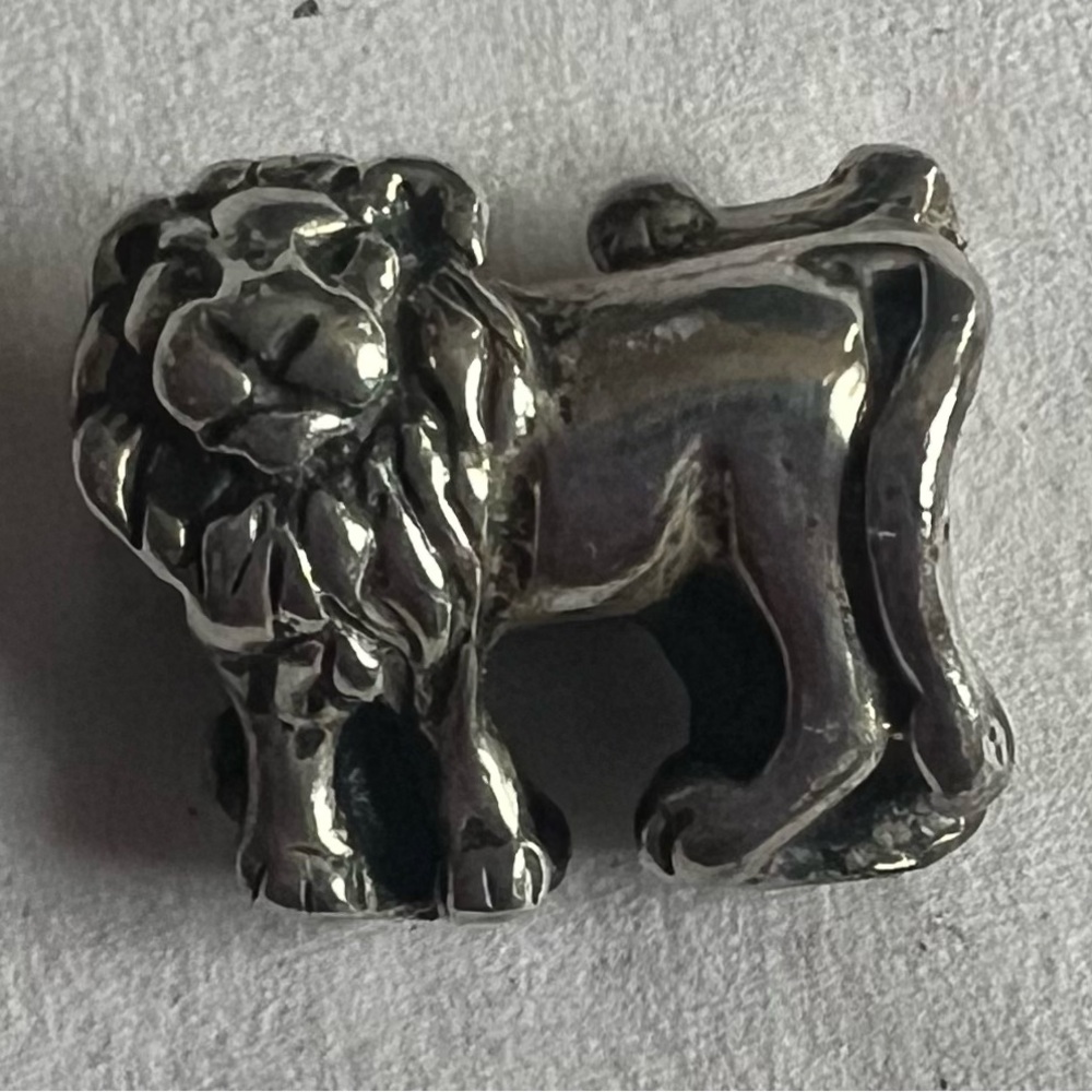 Trollbeads Silver Retired Lion/Lioness Charm